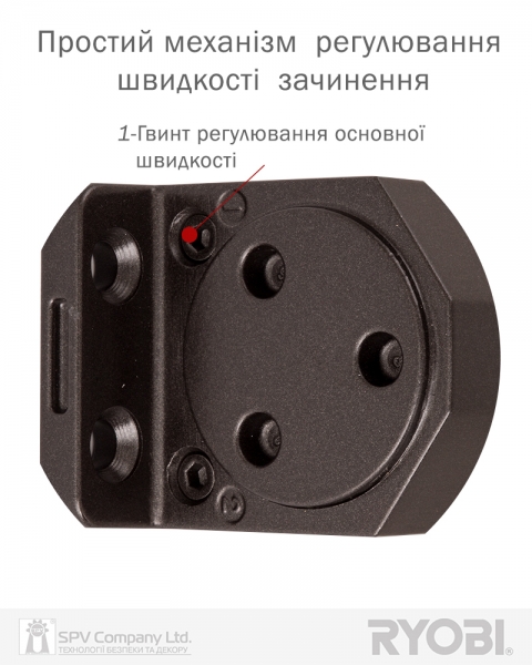 Дотягувач Накладний Ryobi 3550 Ds-3550p Dark_bronze Bc/da Prl_ho_arm En_1-5 До_100кг 1250мм-фото-7 Фото 7 - Дотягувач Накладний Ryobi 3550 Ds-3550p Dark_bronze Bc/da Prl_ho_arm En_1-5 До_100кг 1250мм.