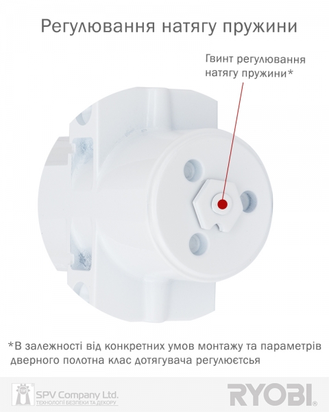 Дотягувач Накладний Ryobi 4550 D-4550 White Bc/da Univ_arm En_2-7+ До_200кг 1400мм Fire-фото-5 Фото 5 - Дотягувач Накладний Ryobi 4550 D-4550 White Bc/da Univ_arm En_2-7+ До_200кг 1400мм Fire.