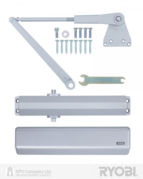 Дотягувач Накладний Ryobi 3550 Ds-3550p Silver Bc/da Prl_ho_arm En_1-5 До_100кг 1250мм-фото-8 Фото 8 - Дотягувач Накладний Ryobi 3550 Ds-3550p Silver Bc/da Prl_ho_arm En_1-5 До_100кг 1250мм.