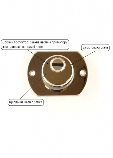 Протектор MUL-T-LOCK WA503-02 DIN от 23мм Хром полірований BRIGHT CR Внутренний-фото-6 Фото 6 - Протектор MUL-T-LOCK WA503-02 DIN от 23мм Хром полірований BRIGHT CR Внутренний.