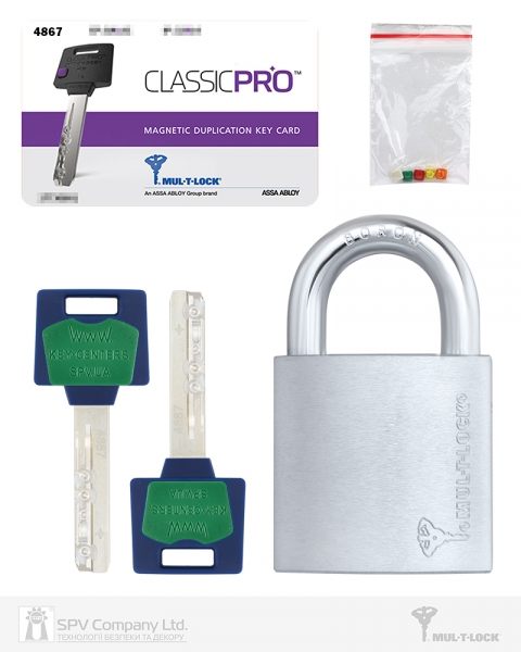 Замок висячий MUL-T-LOCK G55 ClassicPro 4867 2KEY DND_BLUE_INS NR_shackle 27мм 10мм BOX_M-фото-5 Фото 5 - Замок висячий MUL-T-LOCK G55 ClassicPro 4867 2KEY DND_BLUE_INS NR_shackle 27мм 10мм BOX_M.