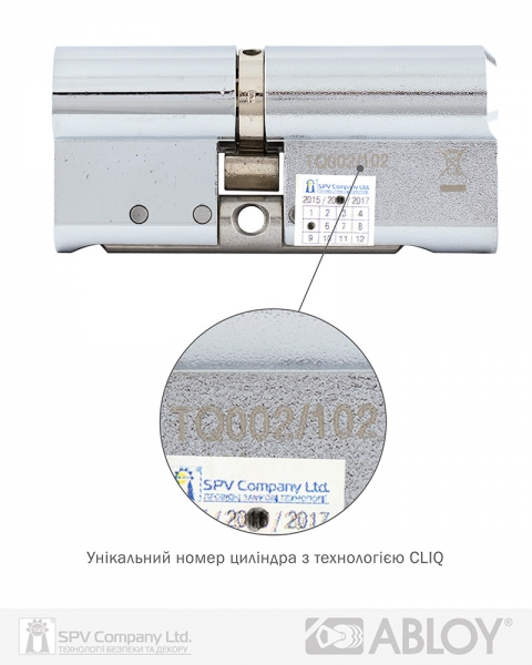 Циліндр Abloy Din_mod_kk Hard Cy332 Protec2 94 Cr 43hix51 Cam30 Cliq M/s Ta77zz Box-фото-4 Фото 4 - Циліндр Abloy Din_mod_kk Hard Cy332 Protec2 94 Cr 43hix51 Cam30 Cliq M/s Ta77zz Box.