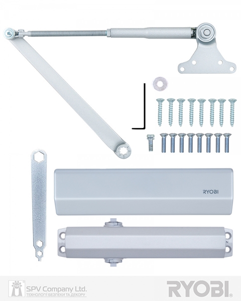 Дотягувач Накладний Ryobi 2550 Ds-2550p Silver Bc Prl_ho_arm En_1-3 До_60кг 950мм-фото-10 Фото 10 - Дотягувач Накладний Ryobi 2550 Ds-2550p Silver Bc Prl_ho_arm En_1-3 До_60кг 950мм.