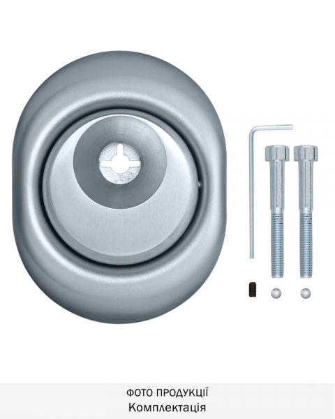 Протектор Disec Monolito Bd108 Omega Oval 22мм Хром_мат 3клас T Зовнішній-фото-2 Фото 2 - Протектор Disec Monolito Bd108 Omega Oval 22мм Хром_мат 3клас T Зовнішній.