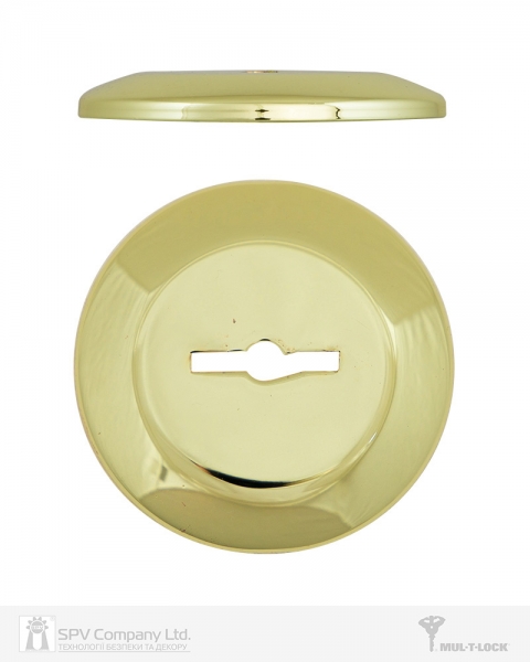 Щиток MUL-T-LOCK A731 MATRIX ROUND Латунь_PVD BRIGHT_BRASS_PVD Без шторки-фото-4 Фото 4 - Щиток MUL-T-LOCK A731 MATRIX ROUND Латунь_PVD BRIGHT_BRASS_PVD Без шторки.