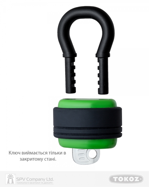 Замок висячий TOKOZ HERCULES 3KEY TK11 M R shackle 41мм 10,5 мм-фото-6 Фото 6 - Замок висячий TOKOZ HERCULES 3KEY TK11 M R shackle 41мм 10,5 мм.