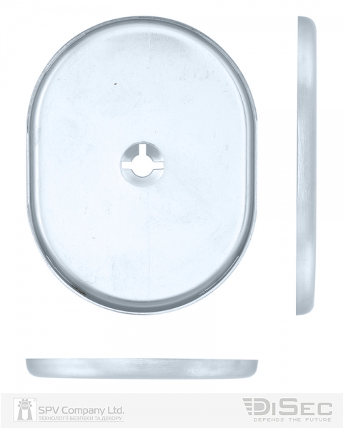 Щиток Disec Kt2112 Omega Oval Хром_мат T Без Шторки-фото-2 Фото 2 - Щиток Disec Kt2112 Omega Oval Хром_мат T Без Шторки.