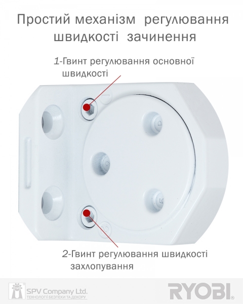 Дотягувач Накладний Ryobi 3550 Ds-3550 White Bc/da Std_ho_arm En_2-5 До_100кг 1250мм-фото-4 Фото 4 - Дотягувач Накладний Ryobi 3550 Ds-3550 White Bc/da Std_ho_arm En_2-5 До_100кг 1250мм.