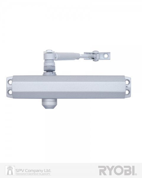 Доводчик накладной RYOBI 2000 D-2005V SILVER BC STD ARM EN 3/4/5 до 100кг 1250мм FIRE-фото-1 Фото 1 - Доводчик накладной RYOBI 2000 D-2005V SILVER BC STD ARM EN 3/4/5 до 100кг 1250мм FIRE.