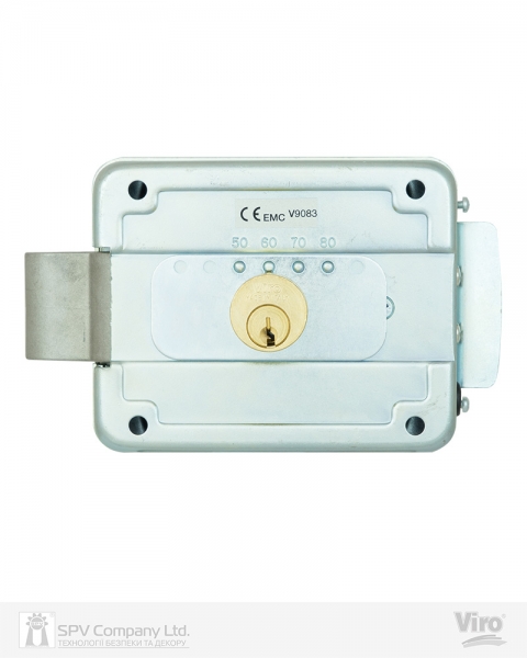 Замок электромеханический VIRO V9083.0794 BS50/80мм T1/T2 12VAC NC GATE накладной SS открывание внутрь-фото-4 Фото 4 - Замок электромеханический VIRO V9083.0794 BS50/80мм T1/T2 12VAC NC GATE накладной SS открывание внутрь.