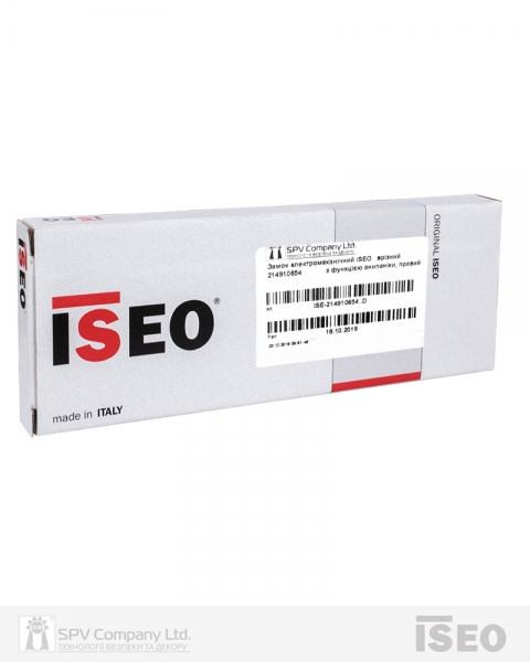 Замок электромеханический ISEO 214910654 72мм FP24 ZCE R DIN SOL 12V NC PANIC FUNCTION EI, открывание наружу-фото-3 Фото 3 - Замок электромеханический ISEO 214910654 72мм FP24 ZCE R DIN SOL 12V NC PANIC FUNCTION EI, открывание наружу.