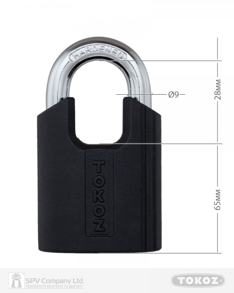 Замок висячий TOKOZ PLUTO_G50_GUARD_LONG 3KEY TK5_M NR_shackle 35мм 10мм BLISTER-фото-2 Фото 2 - Замок висячий TOKOZ PLUTO_G50_GUARD_LONG 3KEY TK5_M NR_shackle 35мм 10мм BLISTER.