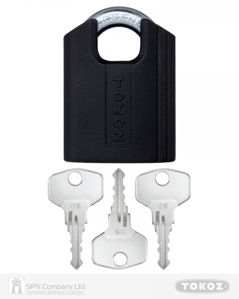 Замок висячий TOKOZ PLUTO 40 3KEY TK10 M NR shackle 13мм 8мм BLISTER-фото-5 Фото 5 - Замок висячий TOKOZ PLUTO 40 3KEY TK10 M NR shackle 13мм 8мм BLISTER.