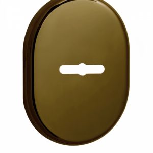Фото 12 - Щиток Disec Kt090 Matrix Oval Бронза_pvd B З Прихованою Шторкою.