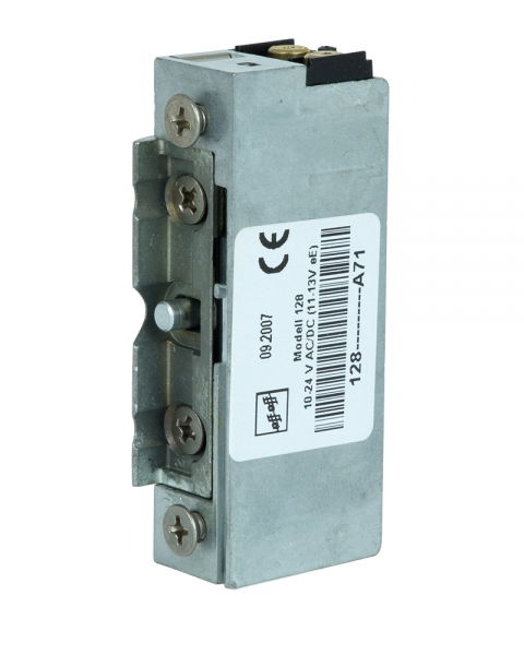 Защелка электромеханическая EFF EFF 128 -A71 FaFix (W/O SP 10-24V AC/DC) НЗ А универсальная с узким корпусом-фото-8 Фото 8 - Защелка электромеханическая EFF EFF 128 -A71 FaFix (W/O SP 10-24V AC/DC) НЗ А универсальная с узким корпусом.