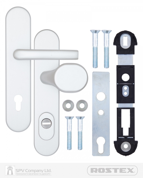 Фурнітура Захисна Rostex Adlo_alufest El1 Fix-mov Din Plate 90мм Алюміній_сріблястий 22мм 40-50мм 3клас Oval/adlo Alu Комплект-фото-2 Фото 2 - Фурнітура Захисна Rostex Adlo_alufest El1 Fix-mov Din Plate 90мм Алюміній_сріблястий 22мм 40-50мм 3клас Oval/adlo Alu Комплект.