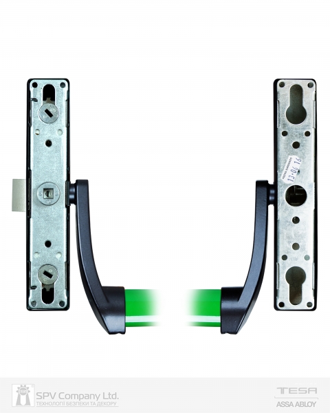 Замок TESA для эвакуационного выхода накладной 1910908 NV N: black (RAL 9005)/ V: green (RAL 6002) 1 Locking 900мм 8мм-фото-9 Фото 9 - Замок TESA для эвакуационного выхода накладной 1910908 NV N: black (RAL 9005)/ V: green (RAL 6002) 1 Locking 900мм 8мм.