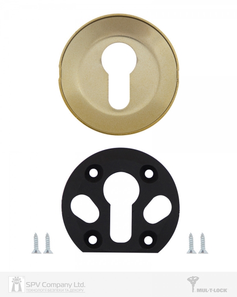 Щиток MUL-T-LOCK A733 DIN ROUND Бронза жовта BRONZE Без шторки-фото-2 Фото 2 - Щиток MUL-T-LOCK A733 DIN ROUND Бронза жовта BRONZE Без шторки.
