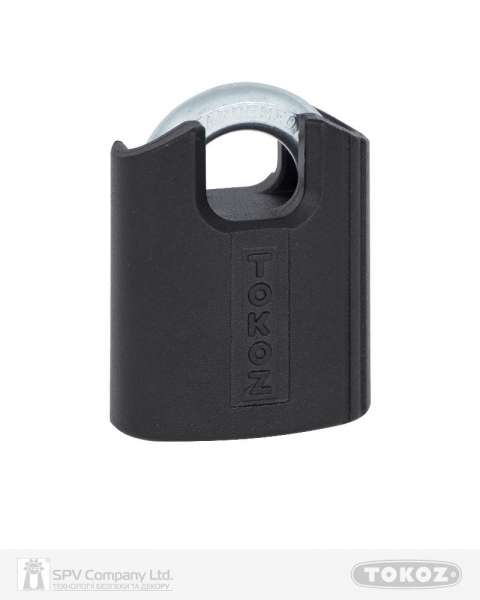 Замок висячий TOKOZ MOTO PLUTO 50 BLACK з ланцюгом 100 см 3KEY ТК9_М-фото-4 Фото 4 - Замок висячий TOKOZ MOTO PLUTO 50 BLACK з ланцюгом 100 см 3KEY ТК9_М.