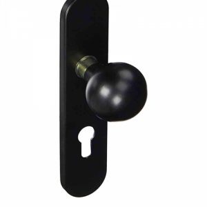 Фото 18 - Ручка TESA внешняя накладной MANILA PULL KNOB TTF10UNE (PZ w/o TE5 CYL) N N: black (RAL 9005) 8мм фиксированная.