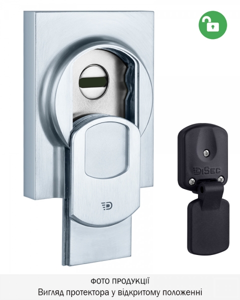 Протектор Disec Magnetic_4g Mg3551q Din Square 25мм Хром_мат T 3key Km0p55 Зовнішній-фото-2 Фото 2 - Протектор Disec Magnetic_4g Mg3551q Din Square 25мм Хром_мат T 3key Km0p55 Зовнішній.