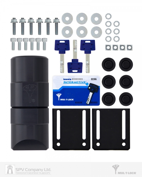 Замок MUL-T-LOCK VAN ARMADLOCK BLACK навісний на розпашні дверцята автомобіля 223G+ 3KEY DND3D_BLUE_INS-фото-9 Фото 9 - Замок MUL-T-LOCK VAN ARMADLOCK BLACK навісний на розпашні дверцята автомобіля 223G+ 3KEY DND3D_BLUE_INS.