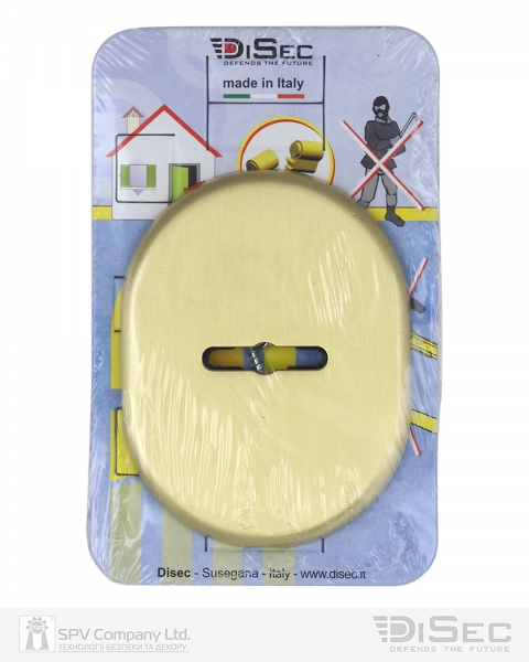 Щиток DISEC KT037 MATRIX OVAL Латунь_мат T Без шторки-фото-5 Фото 5 - Щиток DISEC KT037 MATRIX OVAL Латунь_мат T Без шторки.