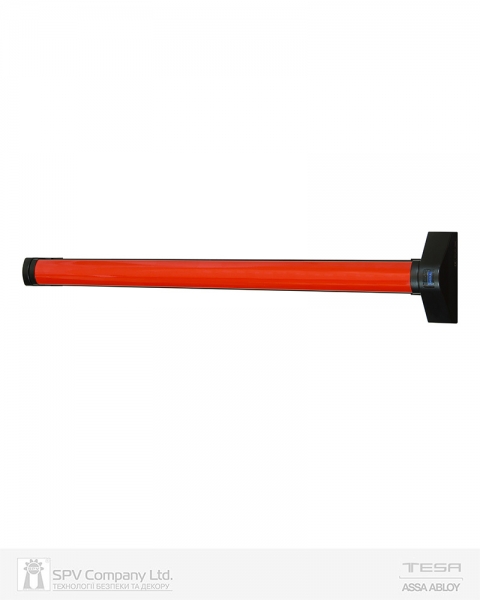 Ручка TESA для эвакуационного выхода врезной QUICK1E909 NR N: black (RAL 9005)/R: red (RAL 3000) 900мм 9мм-фото-1 Фото 1 - Ручка TESA для эвакуационного выхода врезной QUICK1E909 NR N: black (RAL 9005)/R: red (RAL 3000) 900мм 9мм.