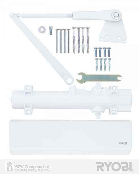 Дотягувач Накладний Ryobi 4550 Ds-4550p White Bc/da Prl_ho_arm En_2-7+ До_200кг 1400мм-фото-8 Фото 8 - Дотягувач Накладний Ryobi 4550 Ds-4550p White Bc/da Prl_ho_arm En_2-7+ До_200кг 1400мм.