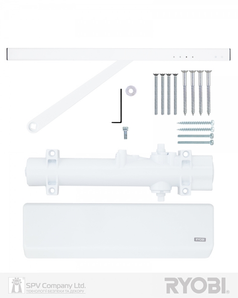 Дотягувач Накладний Ryobi 4550 Ds-4550t White Bc/da Sld_ho_arm En_4 80кг 1100мм-фото-4 Фото 4 - Дотягувач Накладний Ryobi 4550 Ds-4550t White Bc/da Sld_ho_arm En_4 80кг 1100мм.