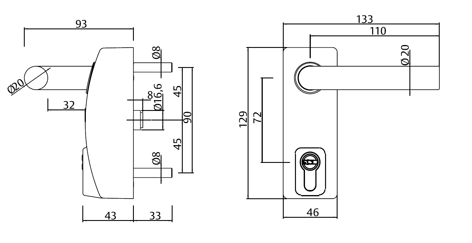 Ручка TESA зовнішня накладний MODULAR VECTOR 72мм N 8x8мм PZ with_TE5_CYL-фото-12 Фото 12 - Ручка TESA зовнішня накладний MODULAR VECTOR 72мм N 8x8мм PZ with_TE5_CYL.
