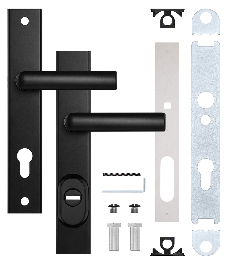 Фурнітура захисна ROSTEX R1/R4 R mov-mov DIN PLATE 85мм Фарба_чорна 22мм 38-55мм 3клас 804 BLACK_MAT Комплект-фото-9 Фото 9 - Фурнітура захисна ROSTEX R1/R4 R mov-mov DIN PLATE 85мм Фарба_чорна 22мм 38-55мм 3клас 804 BLACK_MAT Комплект.