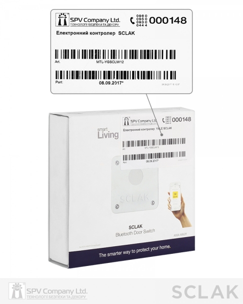 Електронний контролер SCLAK YGSCLW12 Bluetooth 12-24 VDC white-фото-2 Фото 2 - Електронний контролер SCLAK YGSCLW12 Bluetooth 12-24 VDC white.