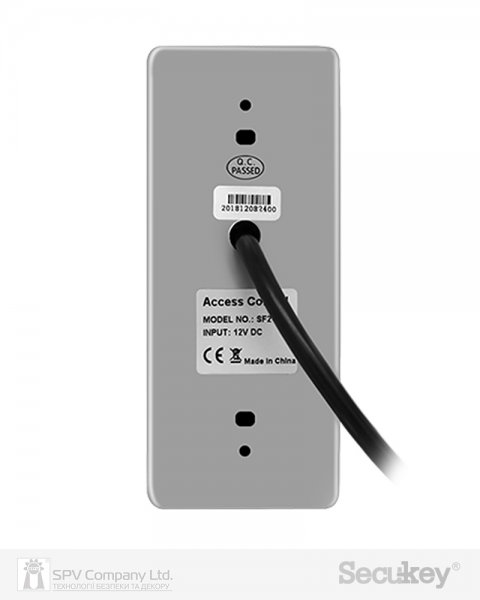 Електронний контролер SECUKEY SF2 автономний підвищеної безпеки зовнішній код+відбиток пальцю вологозахист ІР66, з підсвіченням-фото-5 Фото 5 - Електронний контролер SECUKEY SF2 автономний підвищеної безпеки зовнішній код+відбиток пальцю вологозахист ІР66, з підсвіченням.