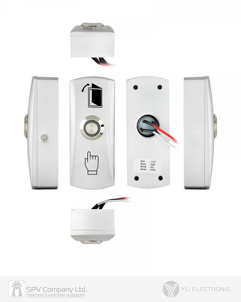 Кнопка виходу YLI EXIT-805L(K1) LED-фото-4 Фото 4 - Кнопка виходу YLI EXIT-805L(K1) LED.