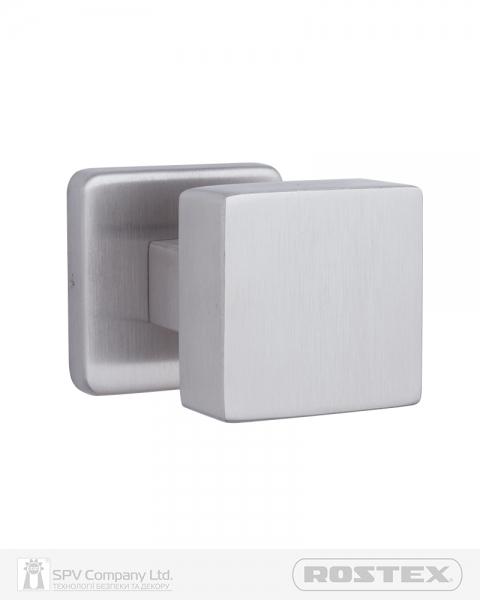 Ручка дверная ROSTEX DESIGN H53 fix SQUARE Нерж.сталь мат насквозь Design NEREZ MAT Половинка, шток 65мм-фото-2 Фото 2 - Ручка дверная ROSTEX DESIGN H53 fix SQUARE Нерж.сталь мат насквозь Design NEREZ MAT Половинка, шток 65мм.