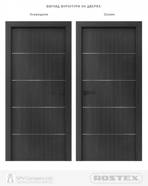 Ручка дверная ROSTEX RAVENA H53 mov-mov SQUARE Фарба чорна 38-52мм насквозь Ravena BLACK MAT Комплект-фото-4 Фото 4 - Ручка дверная ROSTEX RAVENA H53 mov-mov SQUARE Фарба чорна 38-52мм насквозь Ravena BLACK MAT Комплект.