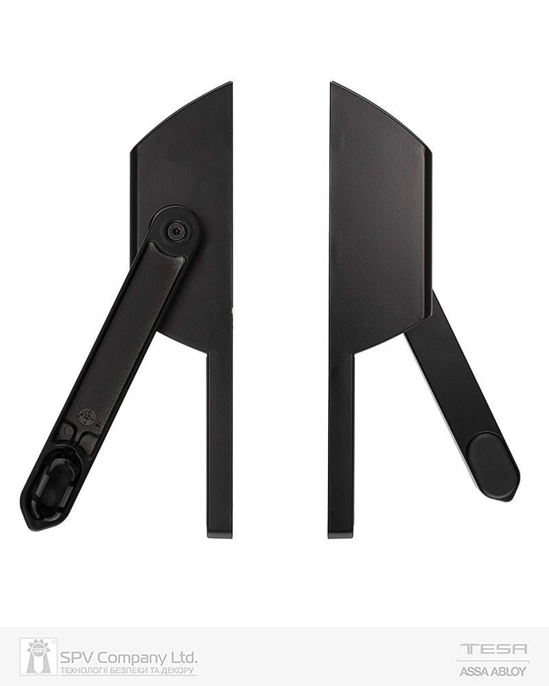 Ручка TESA для евакуаційного виходу врізний GLOBAL1E NR 900мм 9x9мм N: black (RAL 9005)/ R: red (RAL 3000)-фото-2 Фото 2 - Ручка TESA для евакуаційного виходу врізний GLOBAL1E NR 900мм 9x9мм N: black (RAL 9005)/ R: red (RAL 3000).