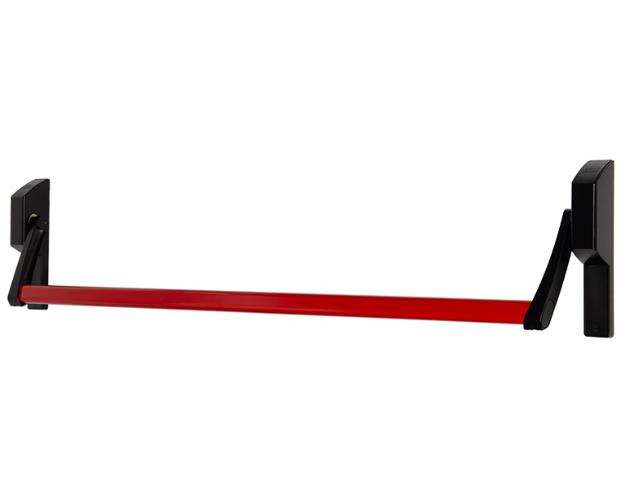 Ручка TESA для евакуаційного виходу врізний GLOBAL1E NR 1200мм 9x9мм N: black (RAL 9005)/ R: red (RAL 3000)-фото-1 Фото 1 - Ручка TESA для евакуаційного виходу врізний GLOBAL1E NR 1200мм 9x9мм N: black (RAL 9005)/ R: red (RAL 3000).