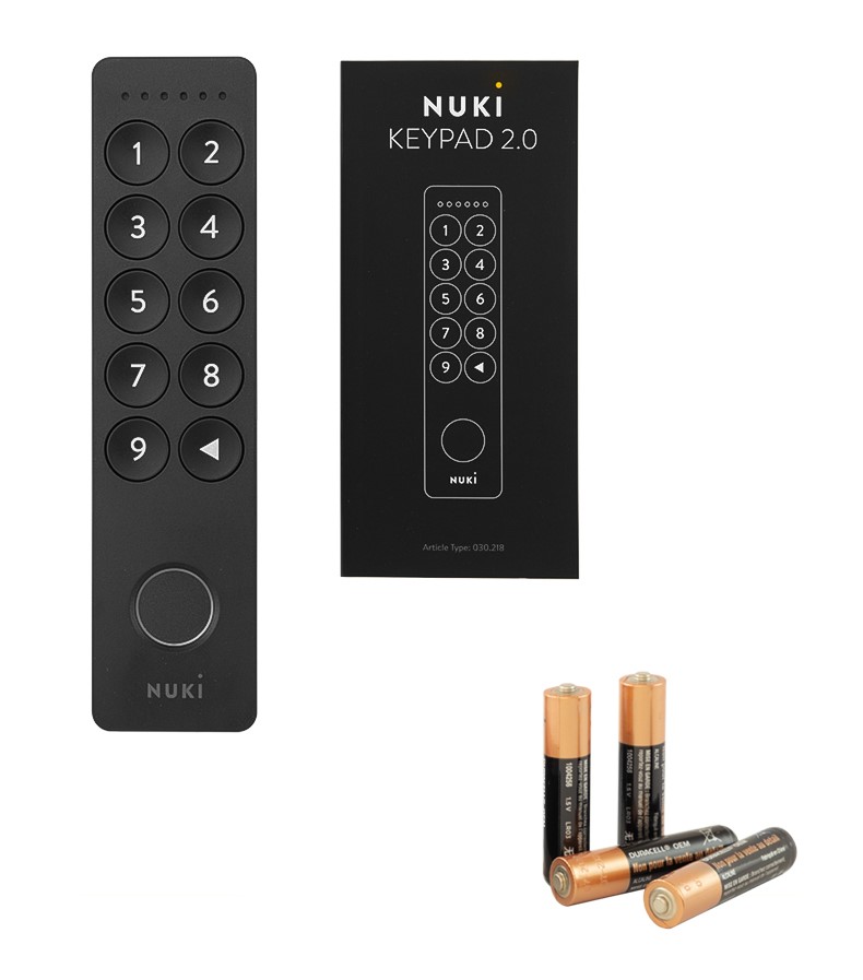 Зчитувач електронний NUKI Keypad 2.0 з Fingerprint чорний доступ за відбитком пальця + код-фото-3 Фото 3 - Зчитувач електронний NUKI Keypad 2.0 з Fingerprint чорний доступ за відбитком пальця + код.