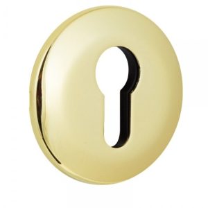 Фото 14 - Щиток MUL-T-LOCK A733 DIN ROUND Латунь_PVD BRIGHT_BRASS_PVD Без шторки.