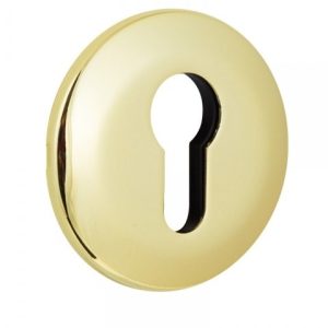 Фото 10 - Щиток MUL-T-LOCK A733 DIN ROUND Латунь_PVD BRIGHT_BRASS_PVD Без шторки.
