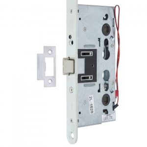 Фото 10 - Замок електромеханічний TESA CF6STRSR9ZCEROB BS65мм 72мм FP24 ZCE UNIV DIN SOL 12-24V NC PANIC_FUNCTION EI відкривання назовні.