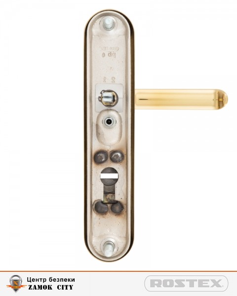 Фурнітура захисна ROSTEX DECOR R mov-mov DIN PLATE 90мм Титан_PVD_мат 23мм 38-45мм 4клас Baryt TI_MAT Комплект-фото-3 Фото 3 - Фурнітура захисна ROSTEX DECOR R mov-mov DIN PLATE 90мм Титан_PVD_мат 23мм 38-45мм 4клас Baryt TI_MAT Комплект.