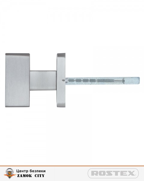 Ручка дверна ROSTEX DESIGN H53 fix SQUARE Нерж.сталь_мат наскрізь Design NEREZ_MAT Половинка, шток 80мм-фото-4 Фото 4 - Ручка дверна ROSTEX DESIGN H53 fix SQUARE Нерж.сталь_мат наскрізь Design NEREZ_MAT Половинка, шток 80мм.