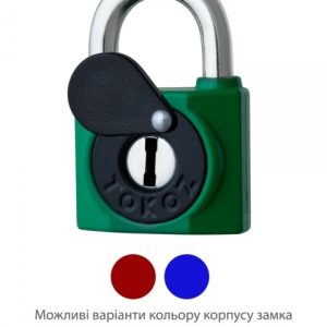 Фото 22 - Замок висячий TOKOZ 800/40L 2KEY TK2 M R shackle 7мм 23мм.