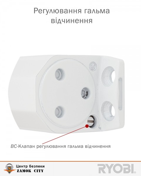 Дотягувач накладний RYOBI 2000 D-2055V GLOSSY_WHITE BC STD_ARM EN_3/4/5 до_100кг 1250мм FIRE-фото-10 Фото 10 - Дотягувач накладний RYOBI 2000 D-2055V GLOSSY_WHITE BC STD_ARM EN_3/4/5 до_100кг 1250мм FIRE.