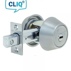 Фото 8 - Замок врізний MUL-T-LOCK 1-WAY DEAD_BOLT HERCULAR UNIV CHROME_MAT BS60/70мм MTL800 CLIQ M/S GAMMA RIGHT wood_door SP.