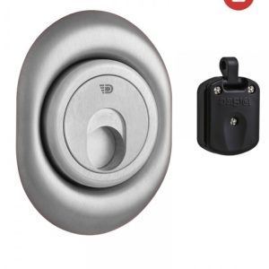 Фото 2 - Протектор DISEC MAGNETIC_3G 3G2FM DIN OVAL 25мм Нерж.сталь_мат 3клас IT 3KEY KM0P3G Зовнішній.