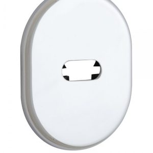 Фото 3 - Щиток DISEC KT2703 LEVER_KEY OVAL Хром_полірований C Без шторки.